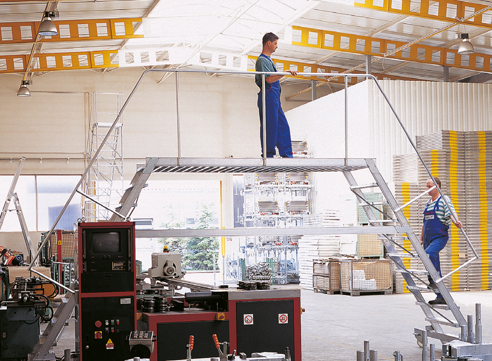 Cross Over Work Platform