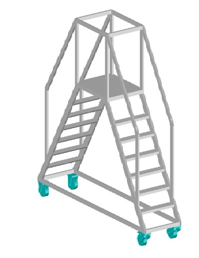 Cross Over Work Platform